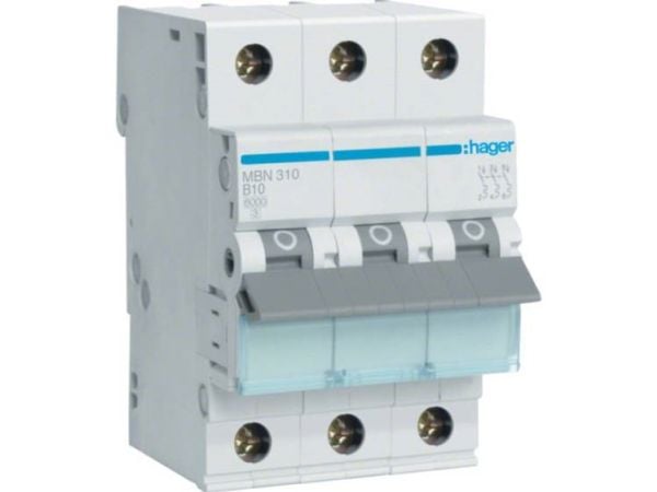 Hager MBN310, 50 - 60 Hz, 10 A, 3P