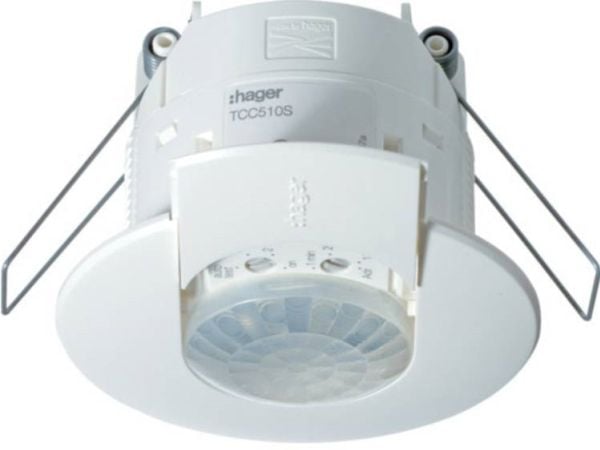 Hager TCC510S, -10 - 45 °C, Valkoinen, ABS-synteettinen, 1 kpl