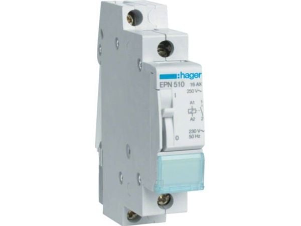 Hager EPN510, 1/6 mm², -5 - 40 °C, 230 V, 50 - 60 Hz Hager EPN510, 1/6 mm², -5 - 40 °C, 230 V, 50 - 60 Hz