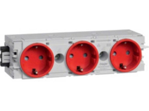 Hager GS30003020, Punainen, IP20, 250 V, 10 kpl