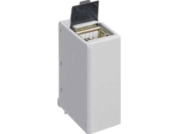 Hager ZZ45ZPH6, RJ-45, 2P, 6a, Harmaa, 18 mm, 35 mm