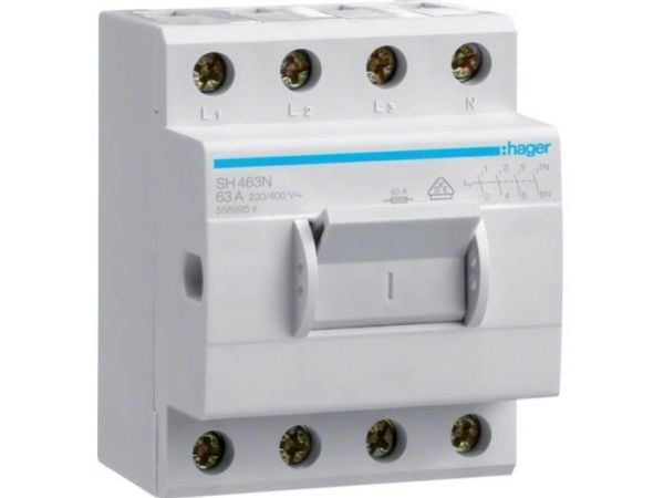 Hager SH463N, Katkaisin, 63 A