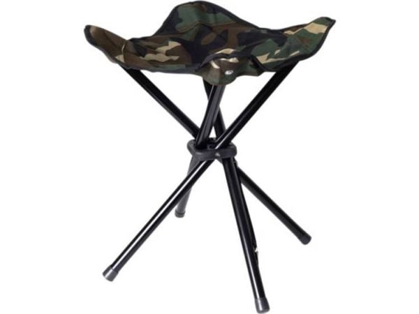 Stealth Gear hopfällbar stol 4 ben, svart/silver SGCS4L
