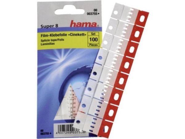 Hama Film Splicing Tape Cinekett, 100 stykker, 11 g, 65 mm, 145 mm, 4 mm