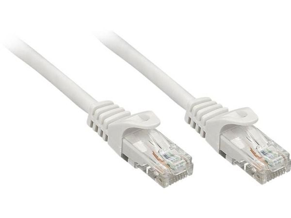 Lindy 48402, 2 m, Cat5e, U/UTP (UTP), RJ-45, RJ-45, Grå
