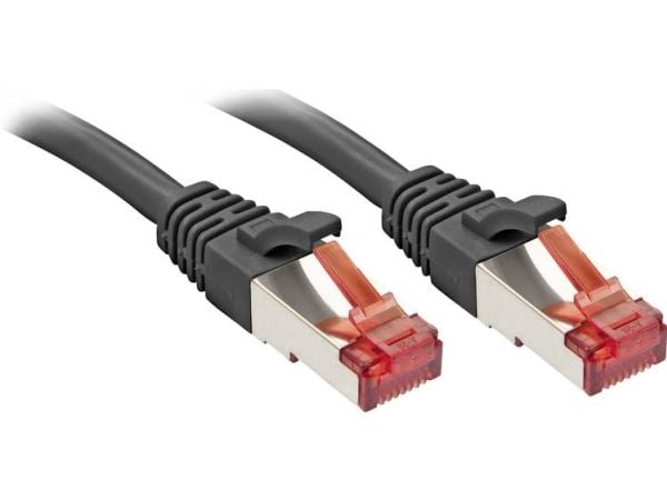 Lindy 47782, 7,5 m, Cat6, S/FTP (S-STP), RJ-45, RJ-45, Svart