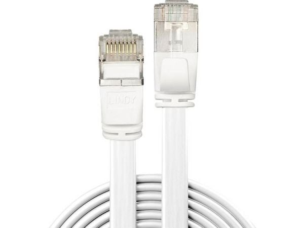 Lindy 47541, 1 m, Cat6a, U/FTP (STP), RJ-45, RJ-45, Hvit