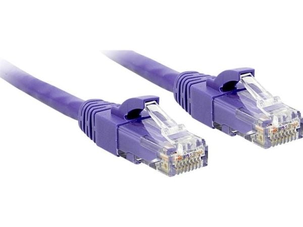 Lindy 48126, 7,5 m, Cat6, U/UTP (UTP), RJ-45, RJ-45, Lilla