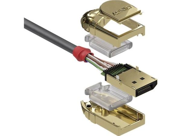 Lindy 36293, 3 m, DisplayPort, DisplayPort, Hankjønn, Hankjønn, Gull