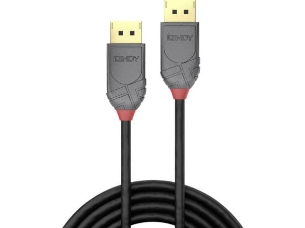 Lindy 36484, 5 m, DisplayPort, DisplayPort, Hankjønn, Hankjønn, 4096 x 2160 piksler