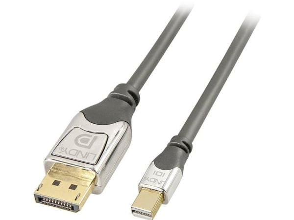 Lindy 36310, 0,5 m, Mini DisplayPort, DisplayPort, Hankjønn, Hankjønn, 4096 x 2160 piksler