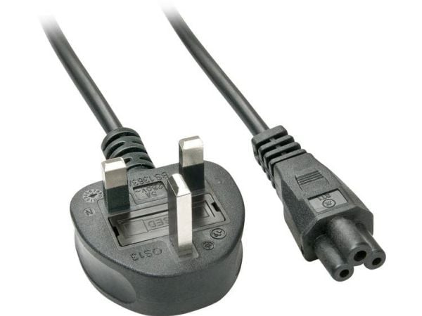 Lindy 30409, 2 m, C5 liitin, 5 A