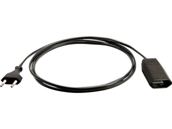 Schwabe 50132 förlängningskabel ström 2,5 A svart 3 m (50132)