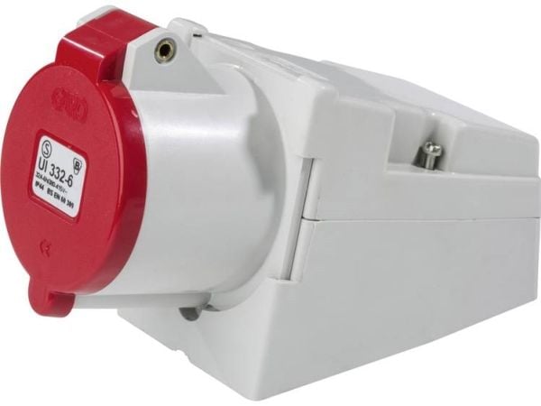 Schwabe CEE-vägguttag 60578 60578, 16 A, 4-poligt, 400 V (60578)