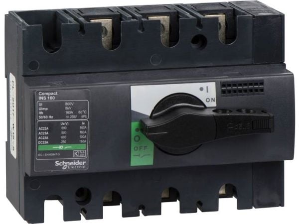 Schneider isoleringsbrytare 3P 160A INS160 3P (28912)