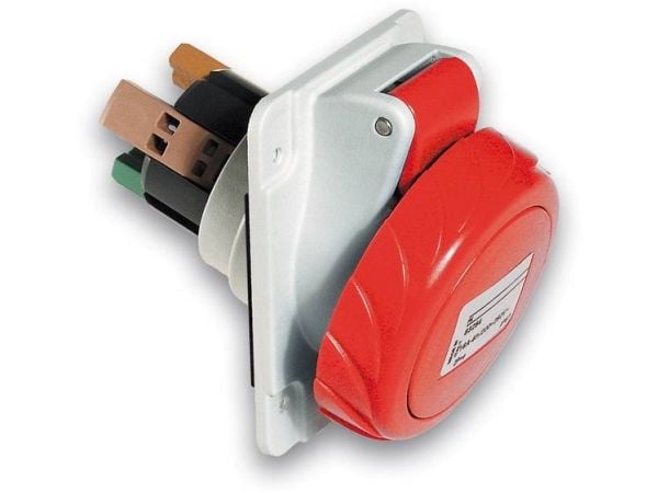 Schneider Paneluttag 5P 16A 400V röd IP67 (PKY16F735)