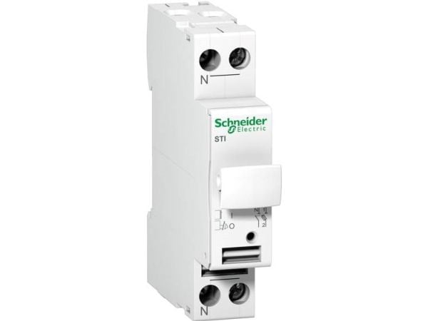 Schneider Electric Sikringssokkel STI 1P+N 500V A9N15646