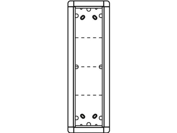 RITTO 18834/20 ramme AP 4-fag sølv (1883420)