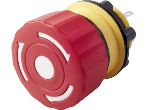 TRU COMPONENTS TC-LAS1-A22Y-01TSB Nødstopknap 250 V/AC 3 A 1 x brydekontakt IP65 1 stk