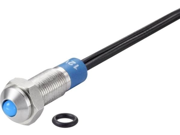 Conrad TC-7495136, sininen, -25 - 55 °C, IP67, 12 V, 7 mm, 1 kpl
