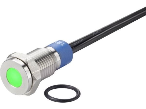 Conrad TC-7495148, Vihreä, -25 - 55 °C, IP67, 12 V, 9,5 mm, 1 kpl