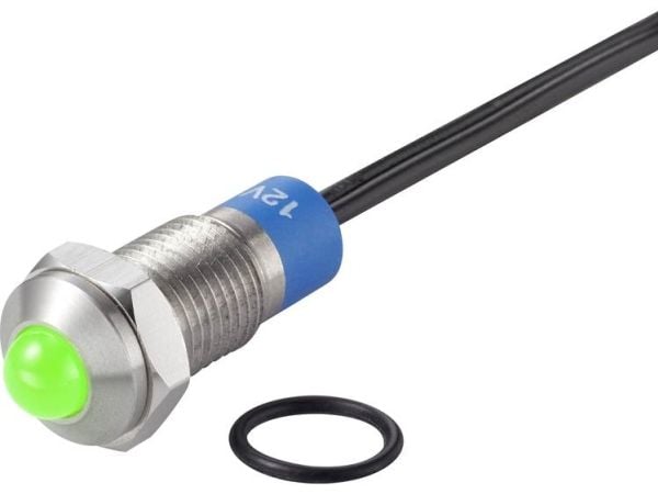 Conrad TC-7495164, Vihreä, -25 - 55 °C, IP67, 12 V, 9,5 mm, 1 kpl