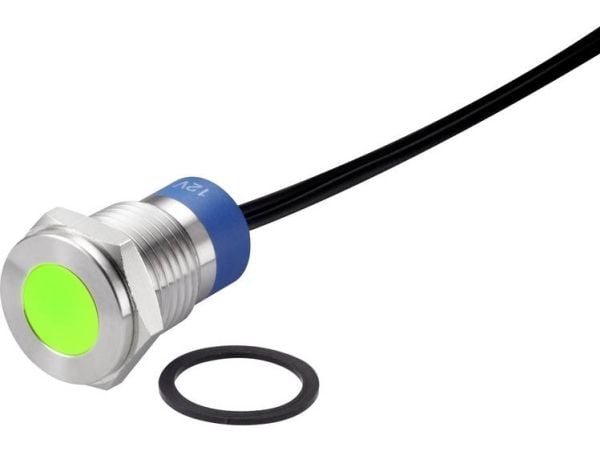 TRU COMPONENTS TC-7495212 LED-diod Grön 12 V