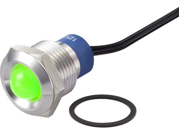 TRU COMPONENTS TC-7495260 LED-diod Grön 12 V