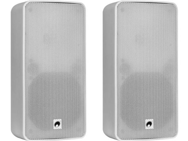 Omnitronic 11036955, 2-veis, Koblet med ledninger (ikke trådløs), 80 W, 60 - 18000 Hz, 16 O, Hvit