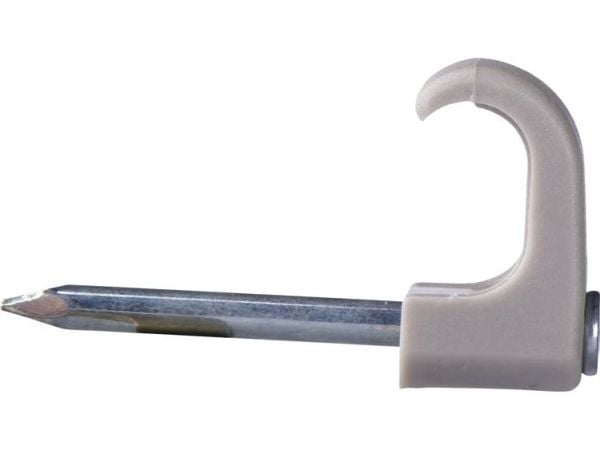 Schneider Electric 2116010 Sømclips 2116010 Bundt-Ø (fast)=8 mm Uv-stabiliseret, halogenfrit Hvid 100 stk