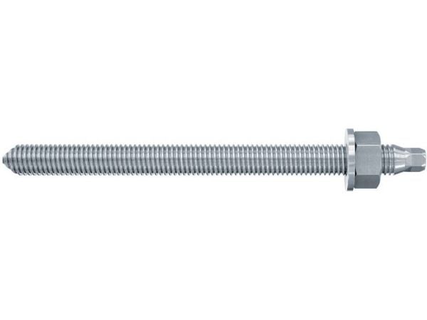Fischer 519445, M12, Stål, Helt gängad stång, Zink, 220 mm, Låda