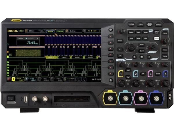 Rigol MSO5204 Digitalt-oscilloskop 200 MHz 8 GSa/s 100 Mpts 8 Bit 1 stk