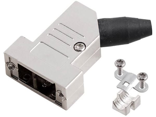 encitech DTSL09-SLRG-S-K 6560-0219-31 D-SUB-kabinett poler: 9 støpt sink 45° metall 1 stk