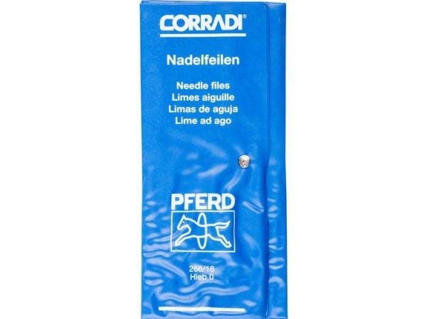 PFERD 12315092 CORRADI nålfilssats schweizisk typ 0 i PVC-rullpåse 180 mm 1 st