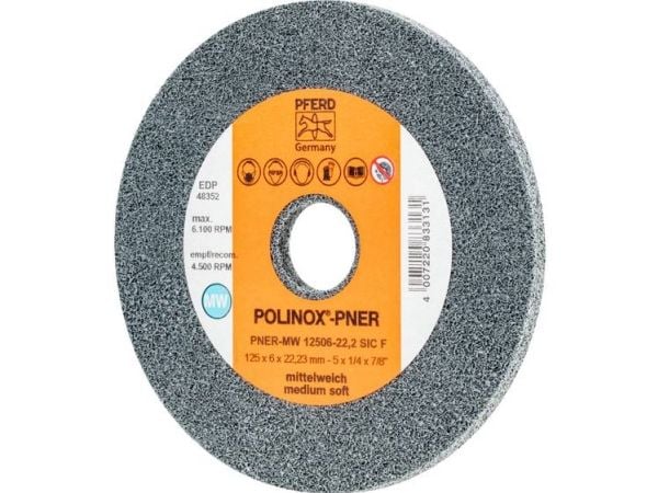 PFERD 44691452, 6100 RPM, 2,22 cm, 12,5 cm, 6 mm, 5 stykker