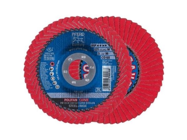 PFERD PFR125 CO60 SGP-CURVE M Slibeskive - 1 stk.