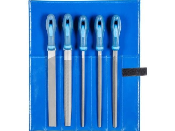 PFERD 11800542, Fil-sett, Flate mapper, Halvrund fil, Rund fil, Firkantet fil, Trekant-fil, Aluminium, Messing, Støpejern, Cast steel, Kopper, Stål...