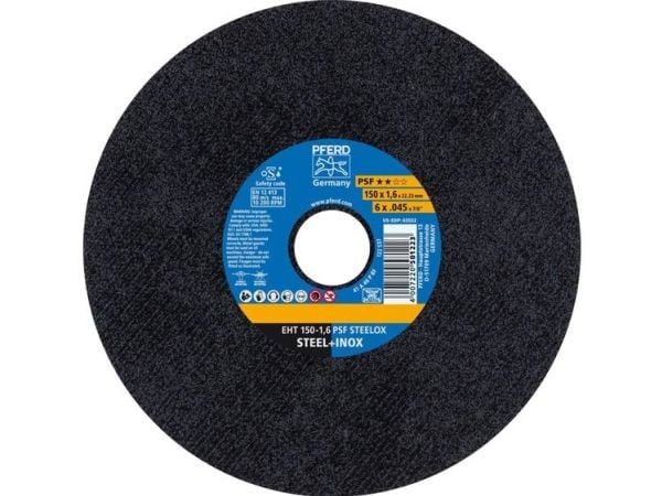 PFERD 61724121, 15 cm, 1,6 mm, 10200 RPM, 25 stykker