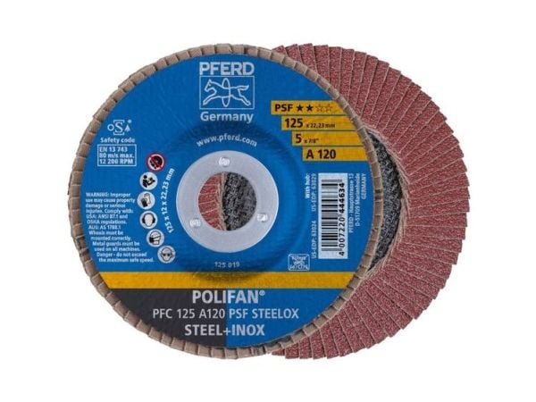 PFERD 67749125, 12,5 cm, 2,22 cm, 12200 RPM, 120 g, 10 stykker