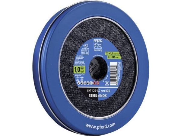 Pferd PFERD 69121041 kappeskiver 125 mm 22,23 mm 10 stk