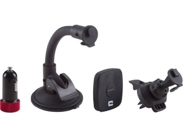 Crosscall X-Car ventilasjonsgitter (sugekoppholder) bilholder for mobil, roterbar 360°