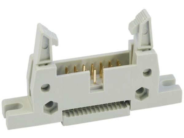 econ connect WS26SKVL, DIN 41651, Harmaa, Kupari, 1000 V, 5000 mO, 3 A