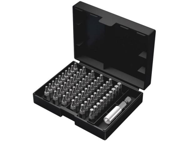 Wera 05057909001, 60 stykker, Torx, TX10,TX15,TX20,TX25,TX30,TX40, 3x TX 10x25 mm 7x TX 15x25 mm 20x TX 20x25 mm 20x TX 25x25 mm 7x TX 30x25 mm 3x ...