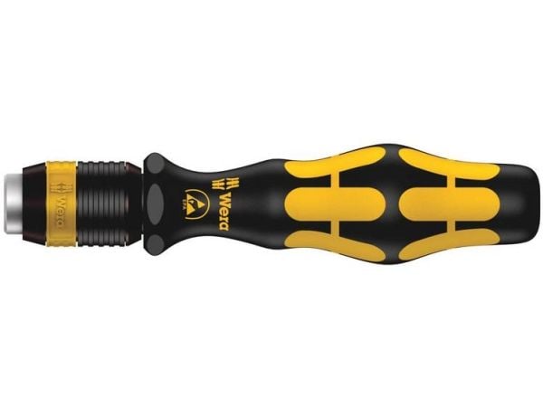 Wera Series ESD 813 R - Skrutrekkerhåndtak - 90 mm - 6.35 mm