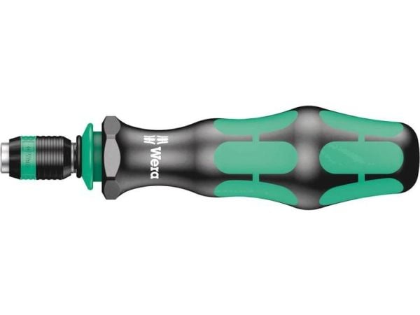 Wera 817 R Bits-håndtak med Rapidaptor Quick Change, 33 mm, 13,3 cm, 33 mm, 94 g, svart, grønn