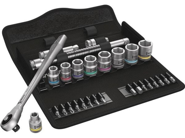 Wera 8100 SB 10, 29 stykker, Sort, Sølv