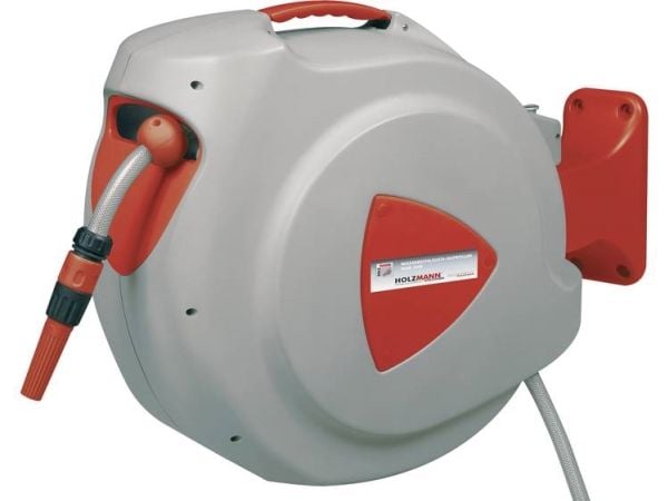 Holzmann Maschinen WSR30M slangeoppruller 12,7 mm 30 m 1/2" 1 stk rød/grå