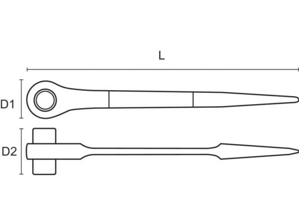 Bahco SC2RM-19-22, 430 g