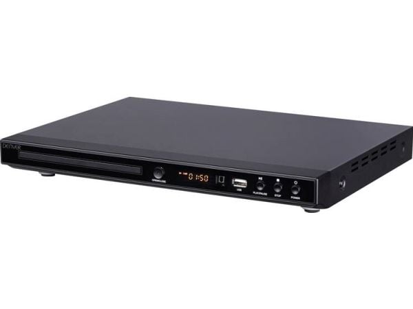 Denver DVH-1245 DVD-soitin Musta