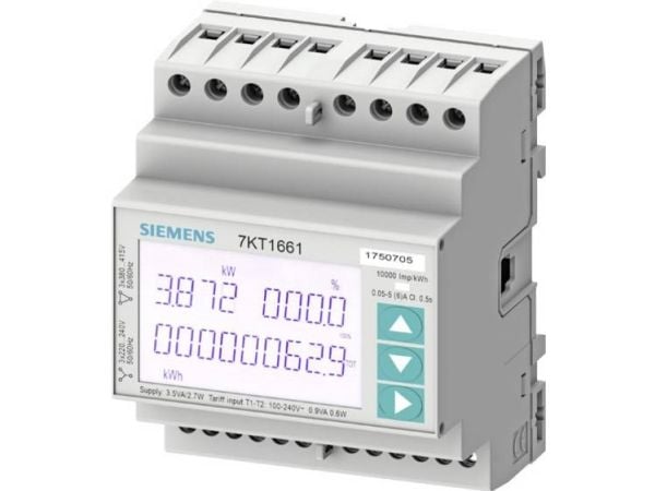Siemens 7KT1672, Starkström, kWh, IP40, 100 A, 286 g, 285 g